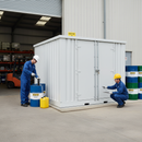 Professional Heavy Duty Bunded Storage Unit for Chemicals and Pesticides with Removable Mesh Floor and Lockable Access