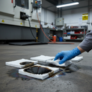 Premium Lightweight Oil Pads - Hydrophobic, High Absorbency, Open Melt Blown Polypropylene Fiber Construction for Effective Hydrocarbon Absorption