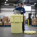 Premium 110 Gallon Poly-Overpack Salvage Drum for Secure Storage and Transportation of Hazardous Materials