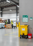 Premium Spill Kit Located At Sign - Self-Adhesive Vinyl or Rigid Plastic with High Gloss Finish for Workplace Safety