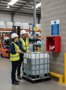 Premium Spill Protective Equipment Sign - Self-Adhesive Vinyl or Rigid Plastic, High Gloss Finish, Brightly Coloured for Workplace Safety