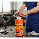 Premium Extra Large Antibacterial Wipes in Jumbo Tub - Pack of 8, Ideal for Smooth Surfaces and Skin Safe