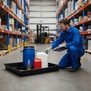 Heavy Duty 100 Litre Drip Tray for Spill Containment and Liquid Dispensing Applications