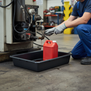 Premium 28 Litre Drip Tray for Catching Leaks and Spills from Containers, Vehicles, and Machinery - Lightweight and Versatile