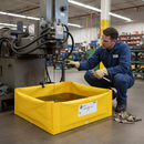 Premium Portable Folding Duck Pond for Spill Containment - Heavy Duty PVC, 53 Litre Capacity, Ideal for Outdoor Use