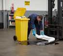 Premium 125 Litre Wheelie Bin Oil Spill Kit for Efficient Oil Absorption and Easy Mobility