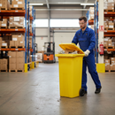 Premium 140 Litre Wheelie Bin with Durable Rubber Wheels, Lightweight Design and Weather-Resistant Construction