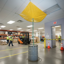 Premium Roof Drip Diverter 5' x 5' with Heavy Duty Grommets and Standard Hose Hookup