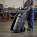 Premium Gas Cylinder Trolley for Safe Single Cylinder Storage and Maneuvering - Non-Sparking Plastic Construction