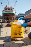 Premium Medium Deluxe Oil Only Spill Kit - 10L Capacity with Weatherproof PVC Bag for Marine Use