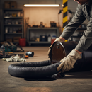 Premium General Purpose Absorbent Socks for Oil and Water Spills - Small Size, 50 Pack for Effective Containment