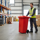 Premium 120 Litre Wheelie Bin with Durable Rubber Wheels for Easy Mobility and Weather Resistance