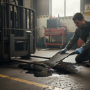 Premium Heavyweight General Purpose Absorbent Pads for Oil and Water Based Liquids - 100 Count