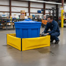 Premium Portable Folding Duck Pond for Spill Containment - Heavy Duty PVC, 53 Litre Capacity, Ideal for Outdoor Use