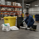 Premium 1 ½ Barrel Spill Kit with 296 Litres Absorbent Capacity for Oil Recovery and Emergency Response