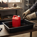 Premium 28 Litre Drip Tray for Catching Leaks and Spills from Containers, Vehicles, and Machinery - Lightweight and Versatile