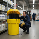 Premium 30 Gallon Poly-Overpack Salvage Drum with UN Certification for Safe Transport and Containment of Hazardous Materials