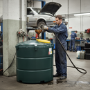 Heavy Duty 1,340 Litre Vertical Plastic Bunded Waste Oil Tank with Secure Lock and 10-Year Guarantee