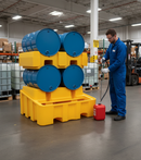 Premium Drum Dispensing Cradle and Racking System for 2 x 205 Litre Drums with 450 Litre Dispensing Capacity