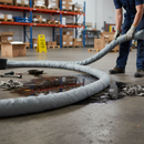 Premium Long General Purpose Sock for Oil and Water Spill Absorption - Effective Containment for Paints, Solvents, and Chemicals