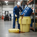 Premium Heavy Duty Overpack Container 247L - Leak-Free, Nestable Design in Durable LDPE for Safe Chemical Transport