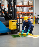 Premium 12 Litre Chemical Spill Kit for Forklift Trucks - Heavy Duty and Waterproof Design for Warehouse Use