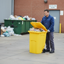 Premium 360 Litre Heavy Duty Wheelie Bin with Durable Rubber Wheels for Easy Mobility and Waste Disposal