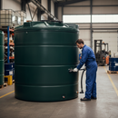 Professional 9,200 Litre Vertical Plastic Oil Storage Tank with Bunded Design for Heating Oil and Diesel