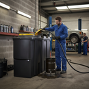 Premium 1,000 Litre Slimline Bunded Waste Oil Tank for Safe Oil Storage with Key Lock and Corrosion Resistance