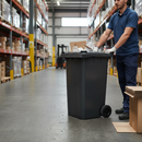 Premium 240 Litre Wheelie Bin with Durable Rubber Wheels for Easy Mobility and Weather Resistance