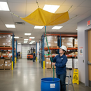 Premium Roof Drip Diverter 5' x 5' with Heavy Duty Grommets and Standard Hose Hookup