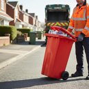 Premium 120 Litre Wheelie Bin with Durable Rubber Wheels for Easy Mobility and Weather Resistance