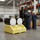 Premium Polyethylene Drum Rack System for 2 x 205 Litre Drums - Durable and Chemical Resistant