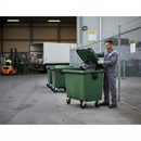 Premium 660 Litre Wheelie Bin with Durable Design for Industrial and Commercial Waste Collection