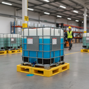 Professional Single IBC Spill Pallet - No Grid for Safe Oil and Chemical Storage with 2000 kg Load Capacity