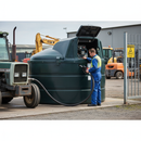 Premium 5,000 Litre Bunded Fuel Tank - Vertical Low Profile with 230v Pump and Corrosion Resistant Design