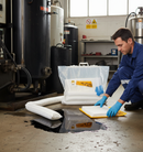 Premium Slim Fit Oil Spill Kit - 20 Litre Absorbency with Waterproof Carry Bag for Easy Storage and Use