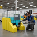 Premium Low Profile Storage Rack for 1 x 205L Drum - Durable and Chemical Resistant with High Load Capacity