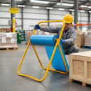 Premium Heavy Duty Static Roll Holder for 50cm Rolls - Durable Steel A-Frame Design for Convenient Dispensing