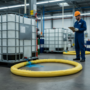 Professional Long Chemical Absorbent Socks for Effective Liquid Containment - Pack of 8