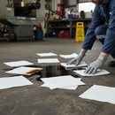 Premium Mediumweight Oil Absorbent Pads XL - 50 Bagged, Ideal for Water-Oil Separation in External Environments