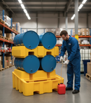 Premium Drum Dispensing Cradle and Racking System for 2 x 205 Litre Drums with 450 Litre Dispensing Capacity