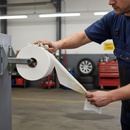 Premium Non-Woven Tuf Wipe Rolls 23cm x 1.2m - Pack of 2, Low-Linting with Superior Strength for Industrial Use