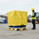 Premium Tarp Cover for 2 Drum Spill Pallet - Weather-Resistant, Chemically Resistant Fabric with Long Life-Span
