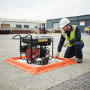 Premium Portable Bund for Generators and Plant Machinery - Foam-Filled, Oil Selective Pads, Lightweight Design