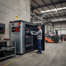 Premium Heavy Duty Battery Charging Tool Storage Solution with Fire Suppression and Thermal Protection