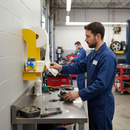 Premium Wall or Bench Mounted Absorbent Station - Heavy Duty Mild Steel with Rust-Resistant Finish for Easy Dispensing