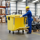 Premium 770 Litre Clinical Waste Bin with Drop Front for Safe Disposal in Healthcare Settings