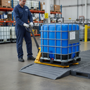 Premium Heavy Duty Workfloor Ramp for Easy Loading Access, Durable Polyethylene Construction with Textured Slip-Resistant Surface