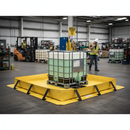 Premium Portable Snap-Up Stinger Berms for Fuel and Chemical Spill Containment with Repair Kit